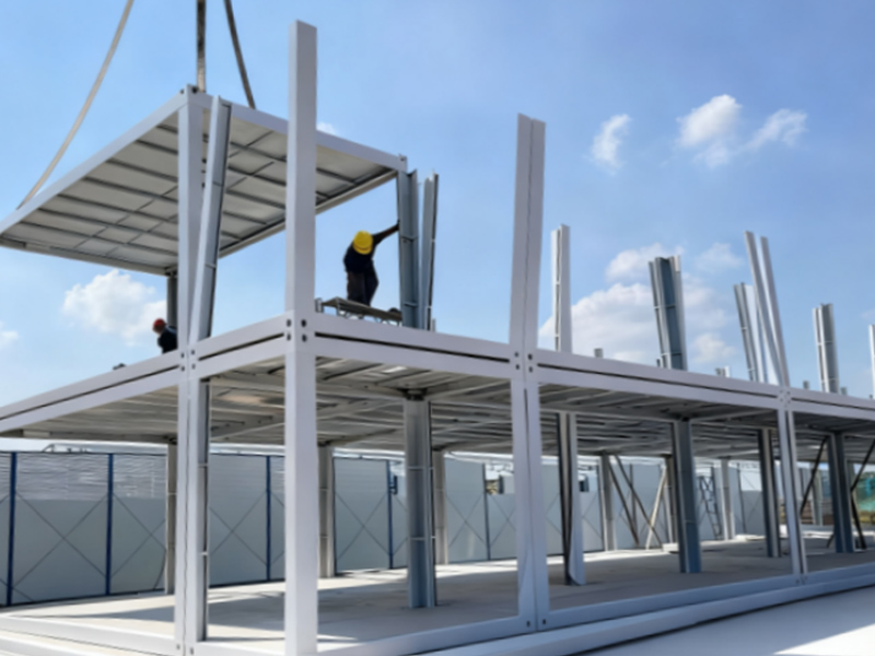 Collective dormitory isolation cabin