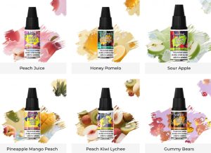 different flavor of the vape