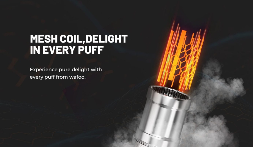 mesh coil, delight in every puff